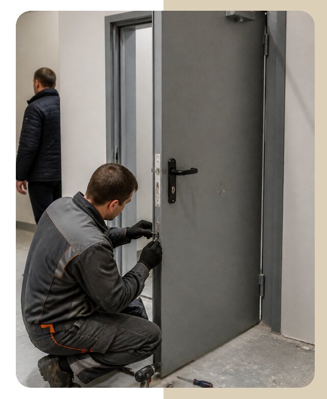 Ремонт противопожарной двери в Дубне по цене 6636 р. | ДвериЛегко-Дбн