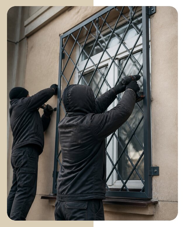 Установка антивандальных решеток на окна в Дубне